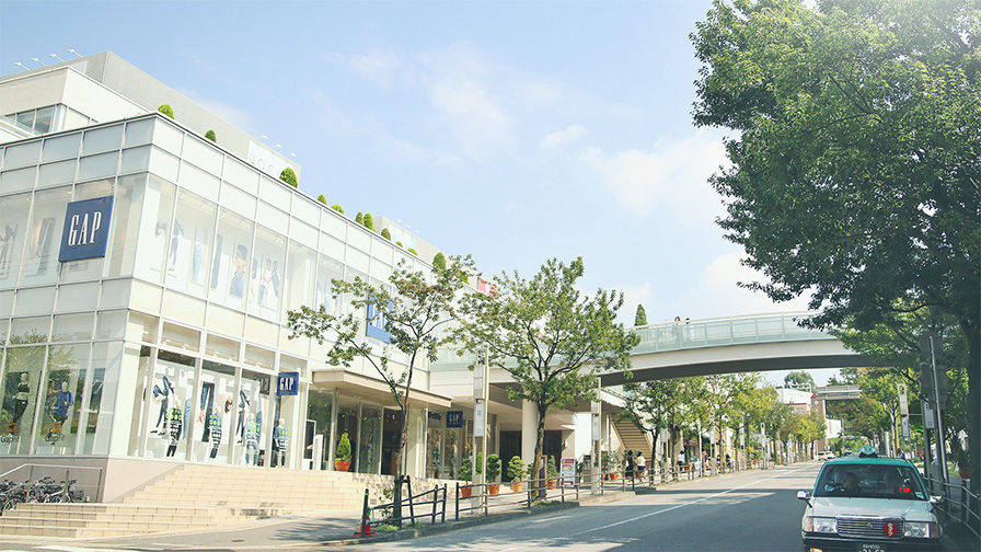星が丘テラス周辺の街並み